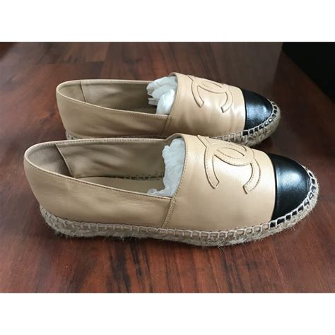 espandrilles chanel|authentic chanel espadrilles for sale.